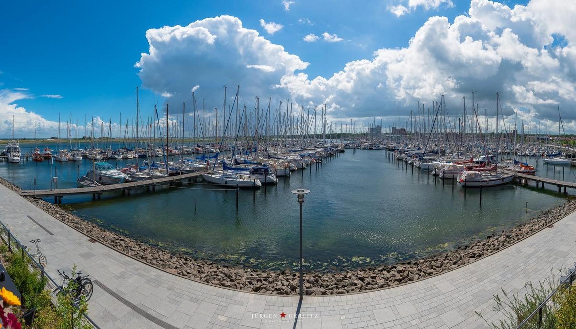 Aussicht auf den Yachthafen