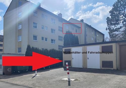 Fahrradschuppen & Müllraum