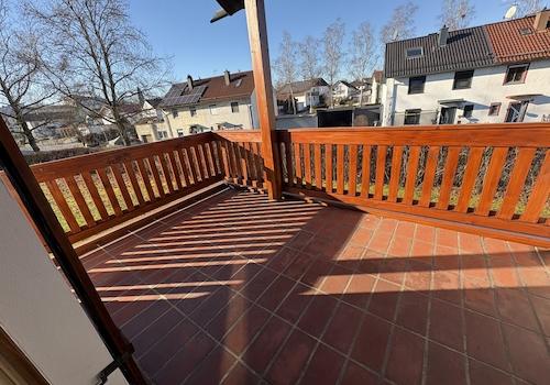 Balkon beim Wohnzimmer