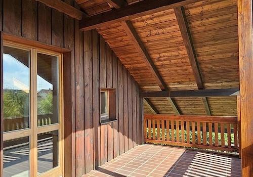 Balkon beim Schlafzimmer