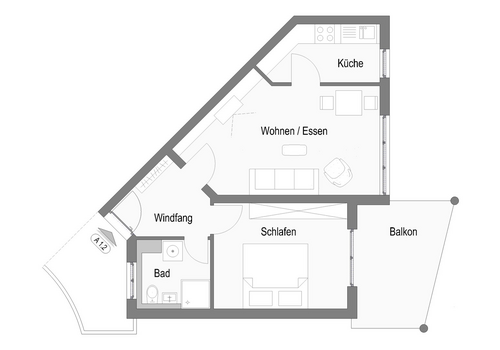 Wohnungsgrundriss
