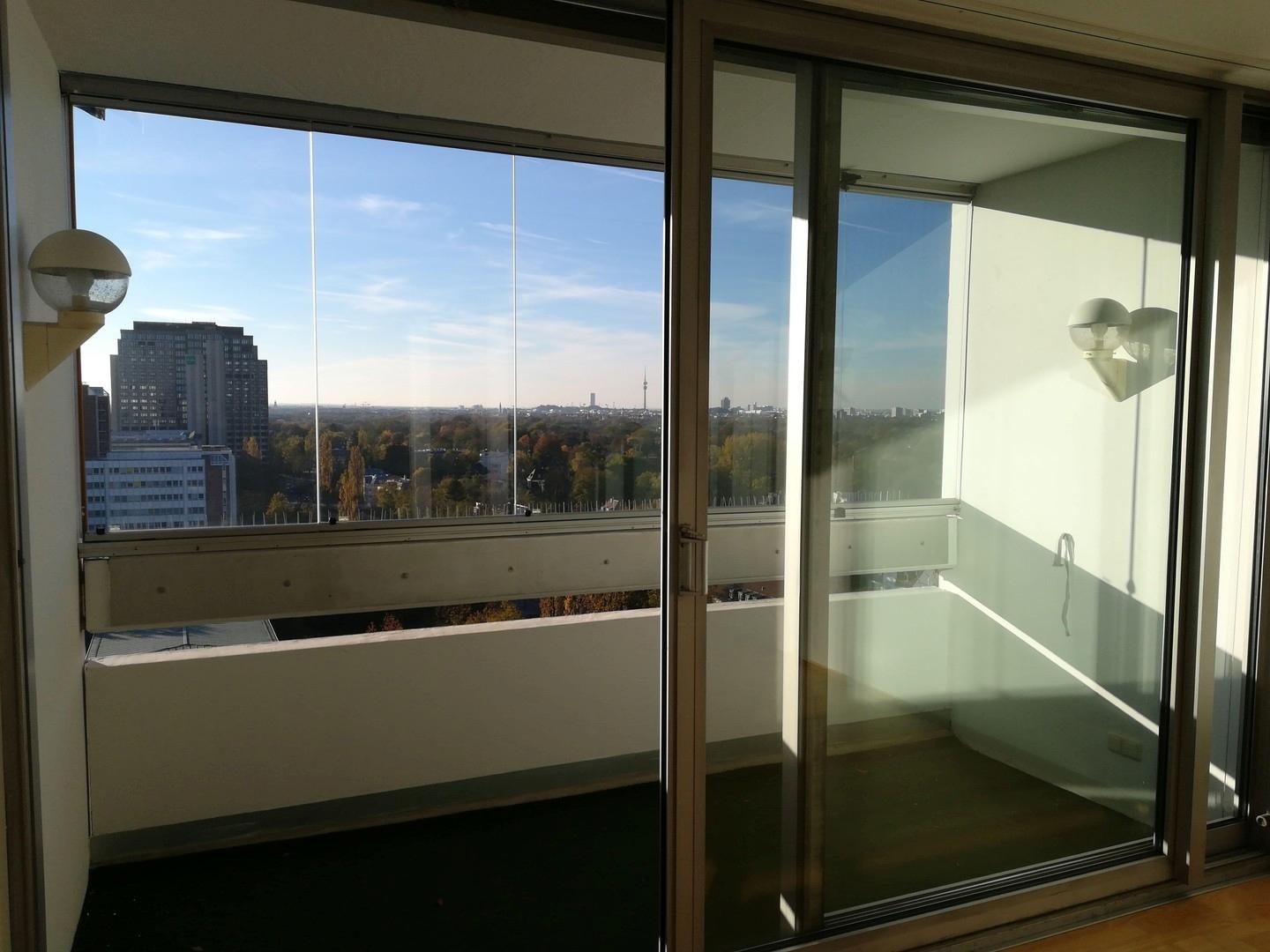 Blick vom Zimmer aus