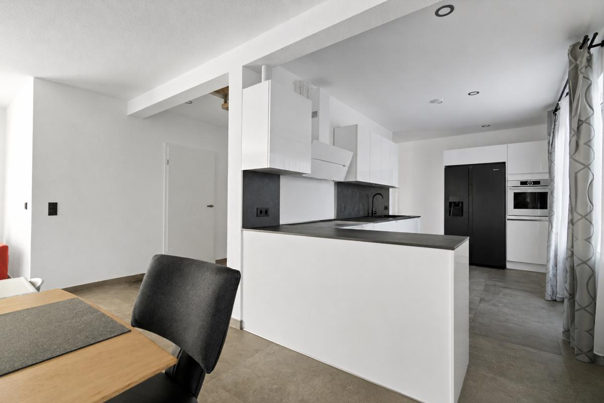Küche mit Esszimmer