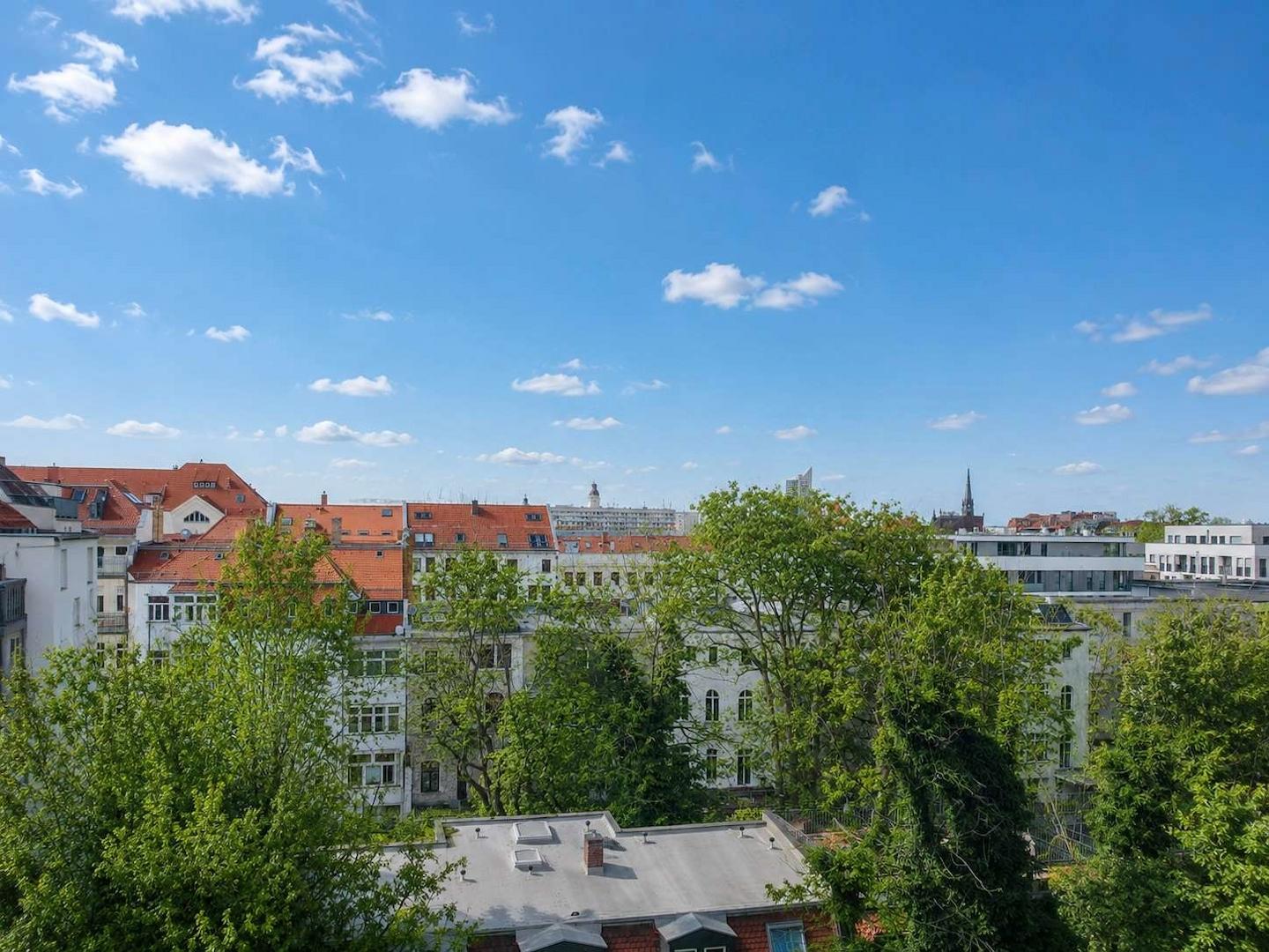 Blick ins Leipziger Zentrum 