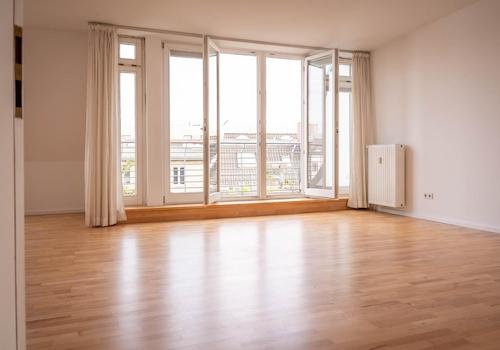 Wohnzimmer und Terrasse