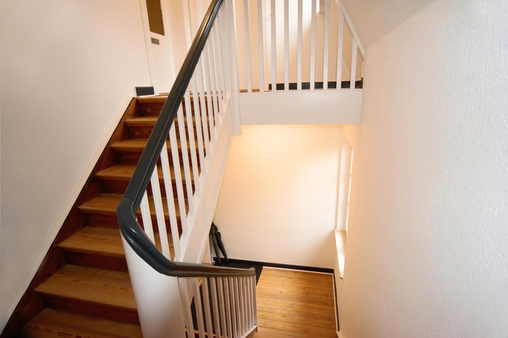 Gepflegtes Treppenhaus