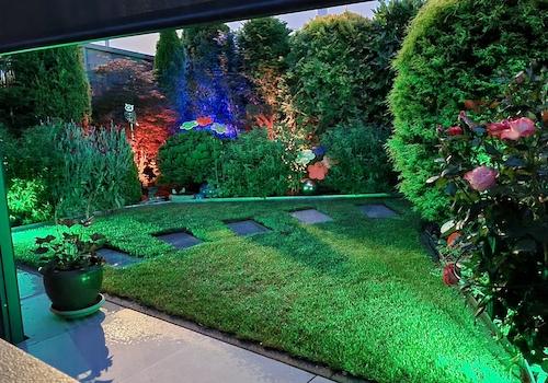 Garten abends