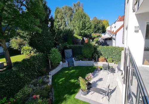 Aussicht vom Balkon