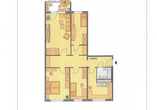 Grundriss möbliert
