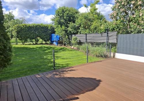 Blick in den Hühnergarten
