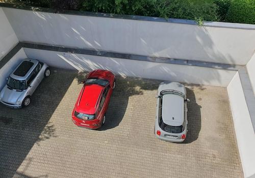 Garagenzufahrt von oben