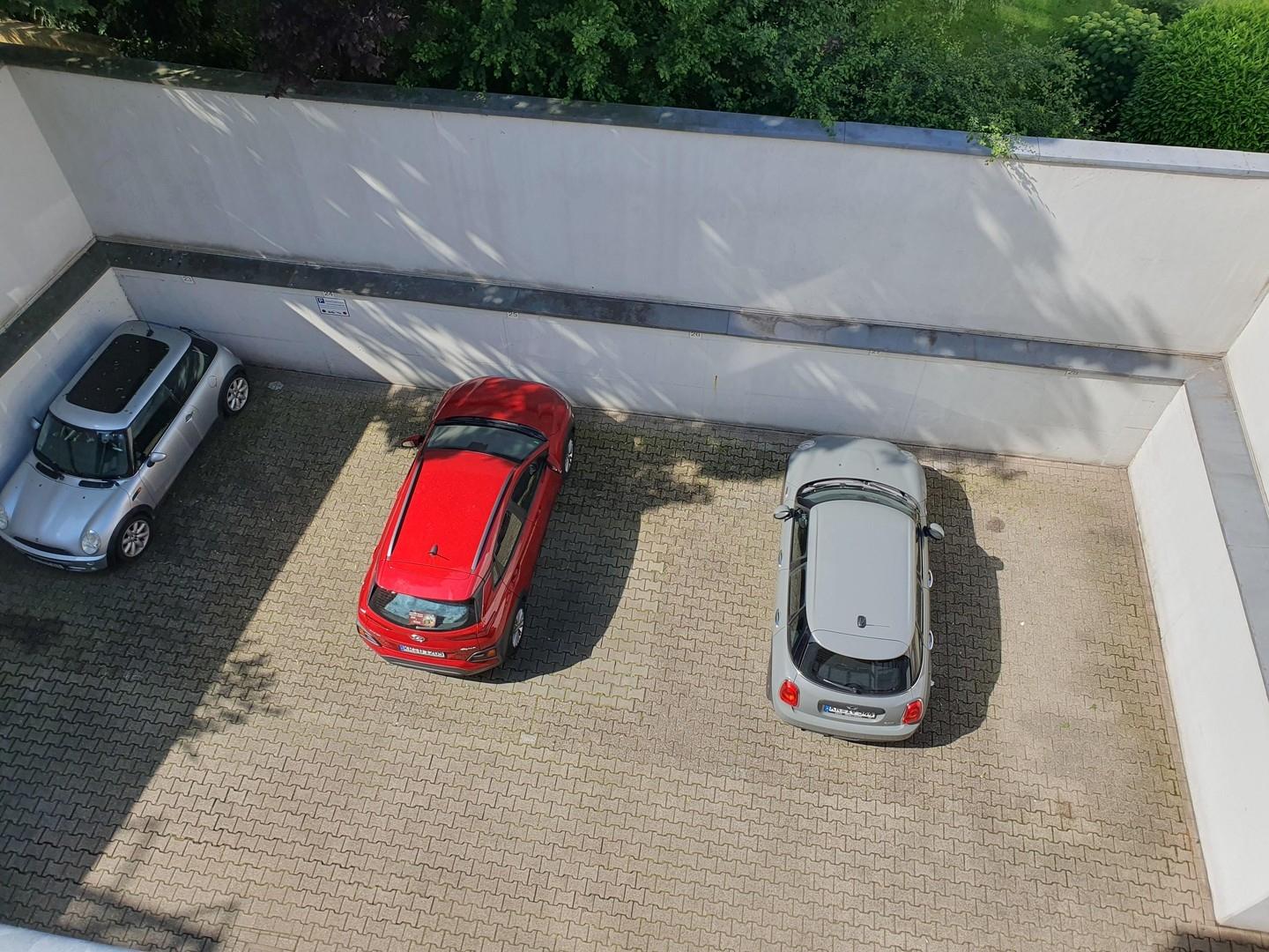 Garagenzufahrt von oben