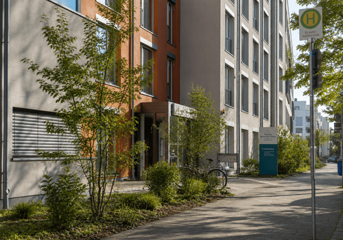 Blick auf den Eingangsbereich