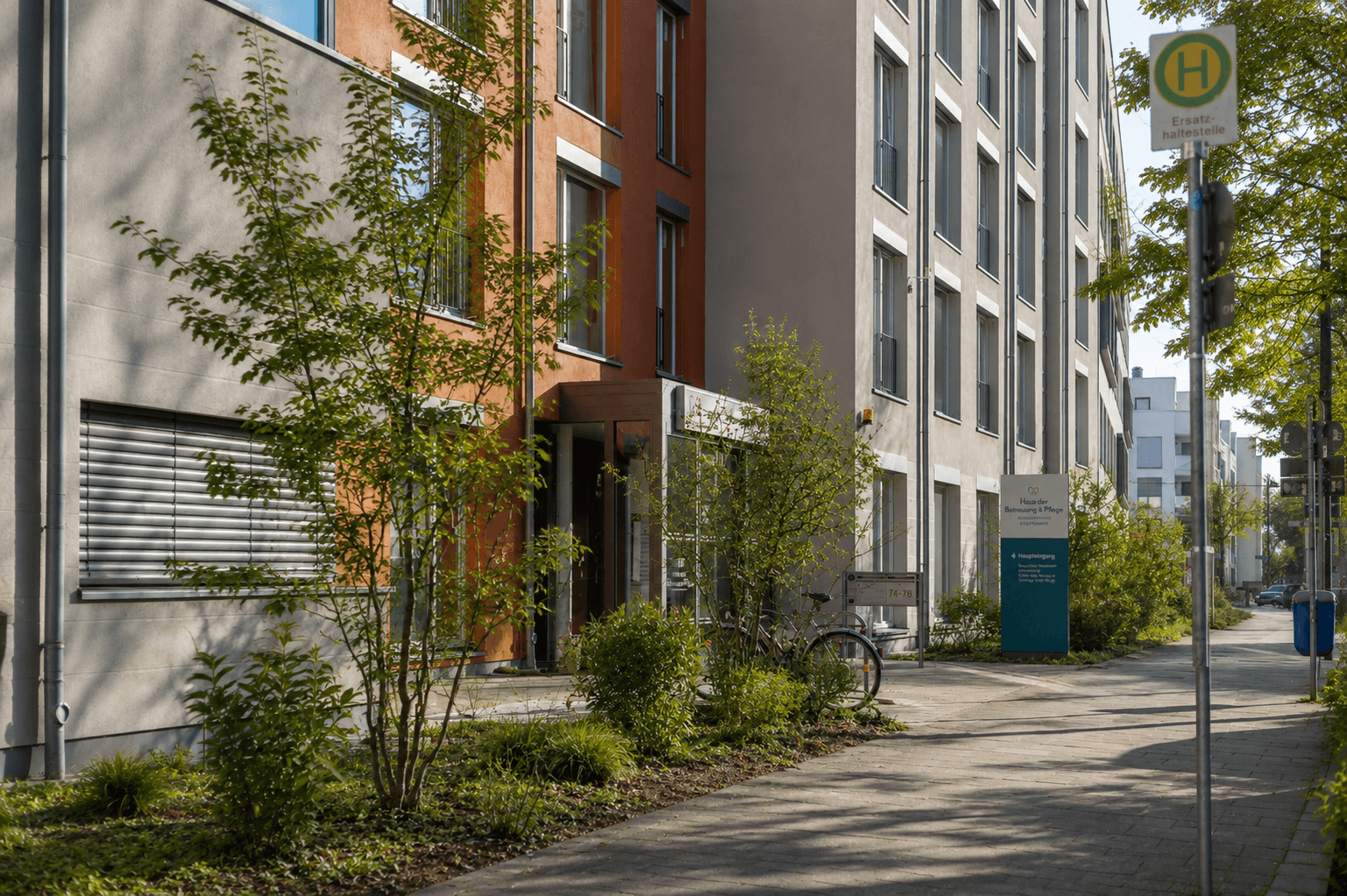 Blick auf den Eingangsbereich