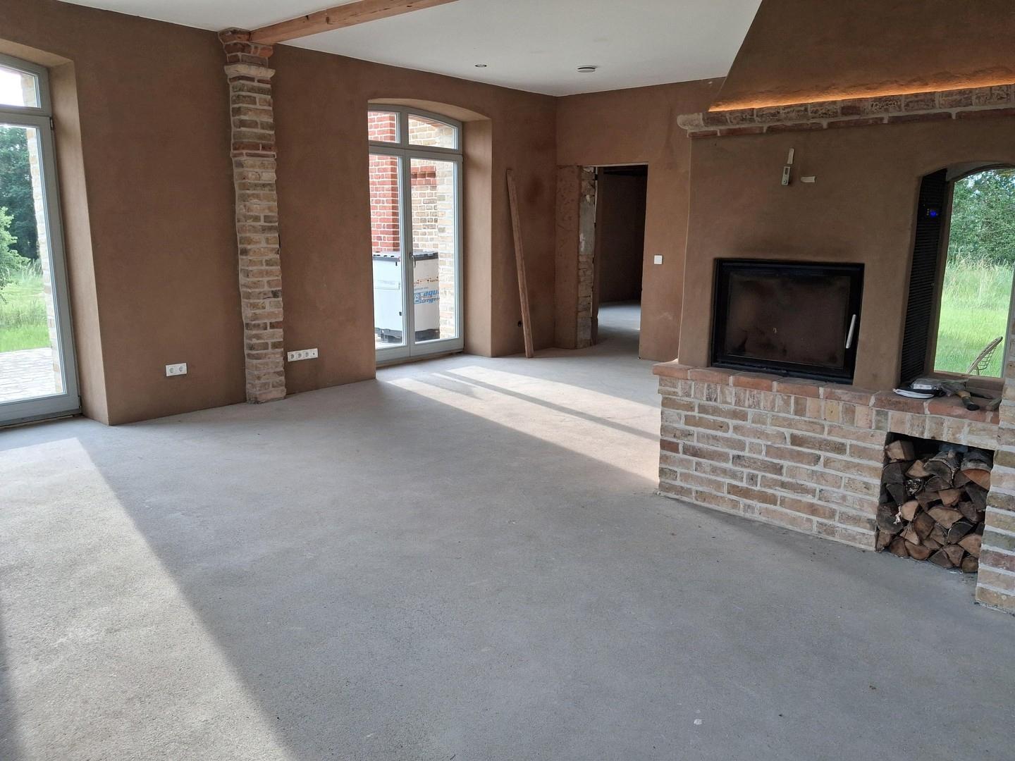 Blick zum Kaminzimmer