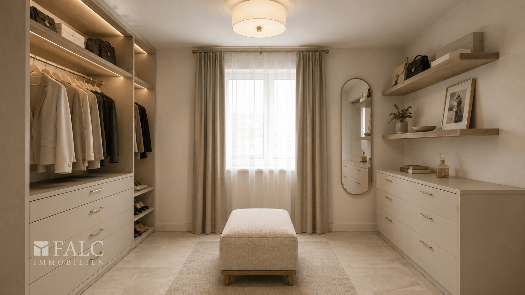 Ankleidezimmer KI Vorschlag