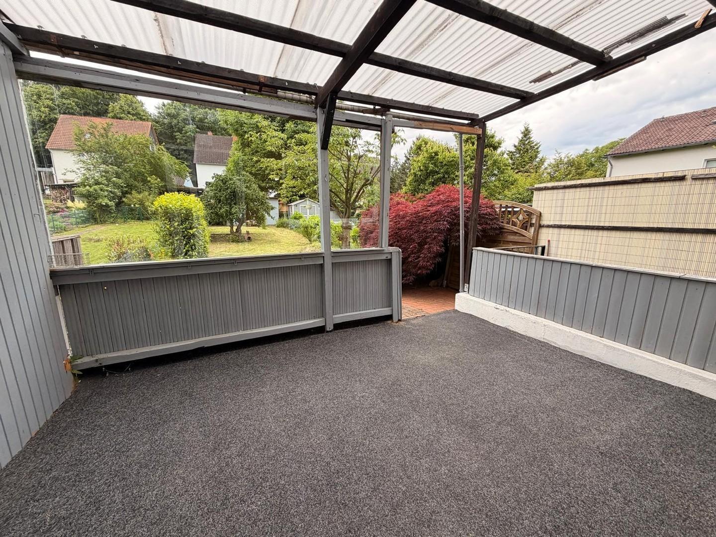 Geräumige Terrasse
