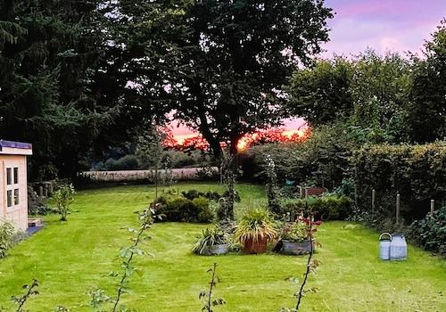 Garten-Blick Feldrand