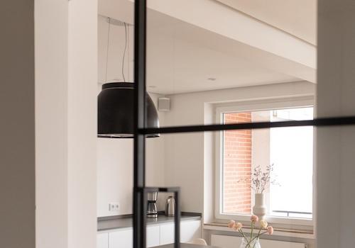 Glastür ins Wohnzimmer