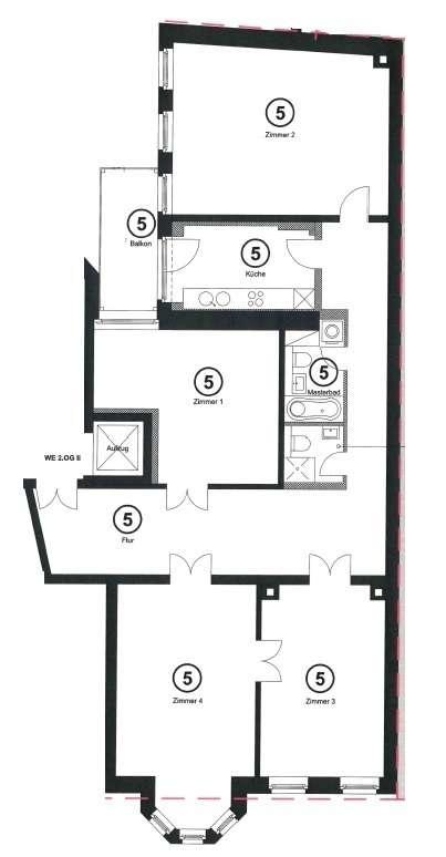 Grundriss WE5