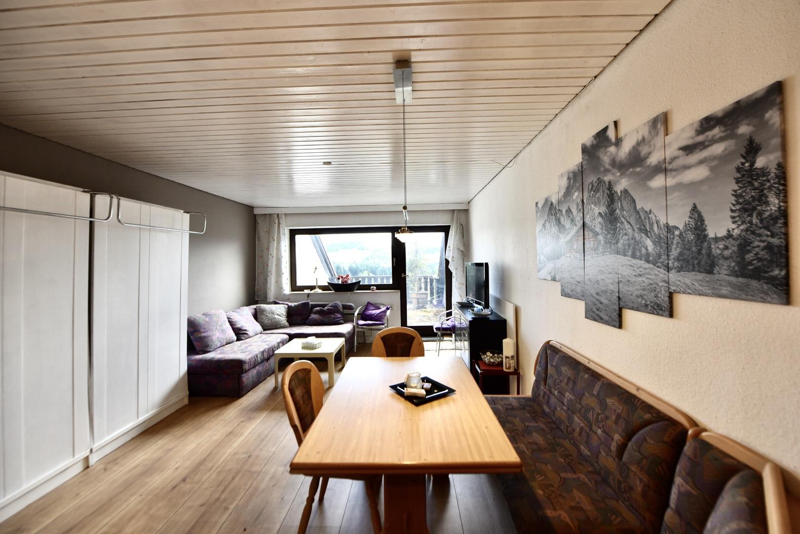 Blick Richtung Balkon