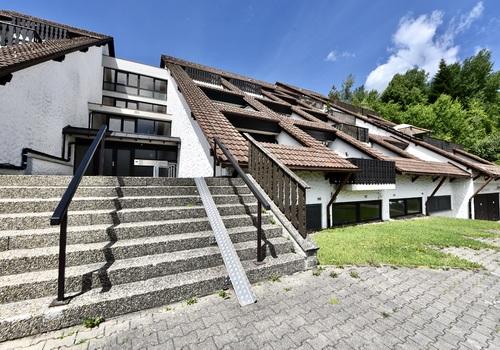 Treppe zum Hauseingang