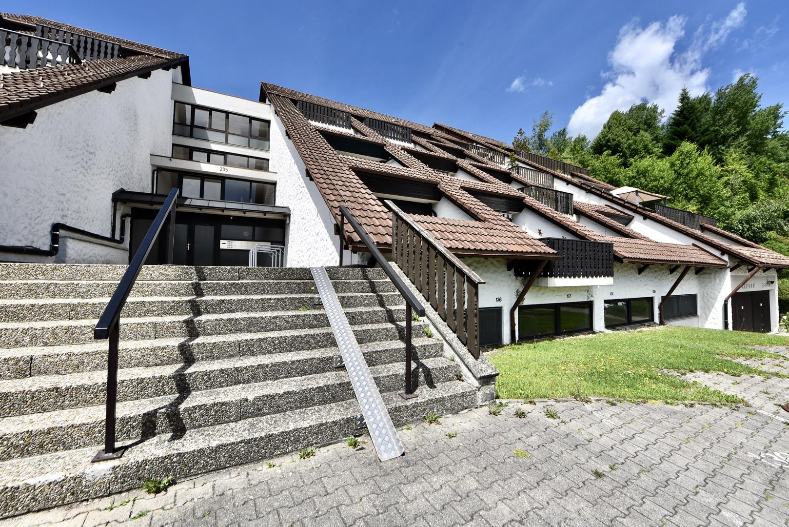 Treppe zum Hauseingang