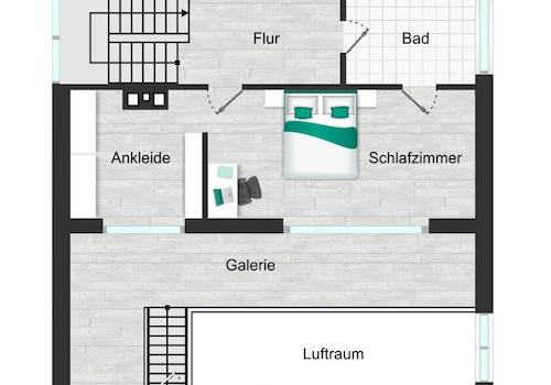 Grundriss Obergeschoß