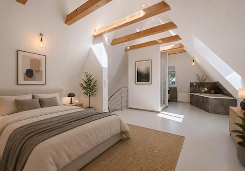 Schlafzimmer KI generiert