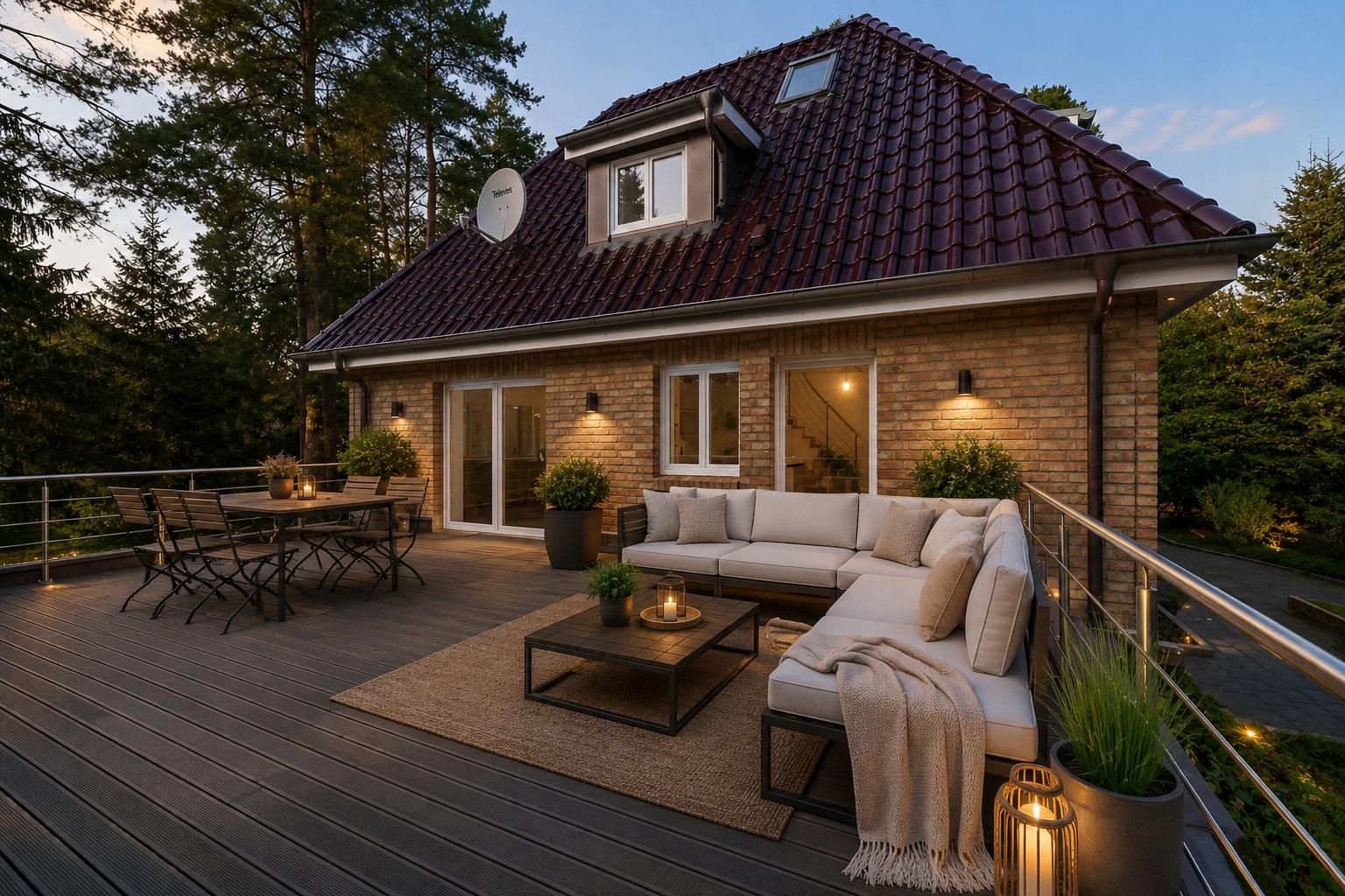 Terrasse KI generiert