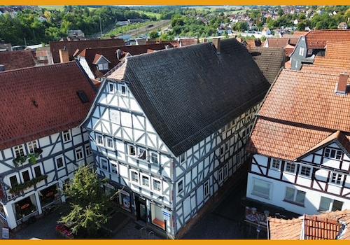 Blick auf die Immobilie