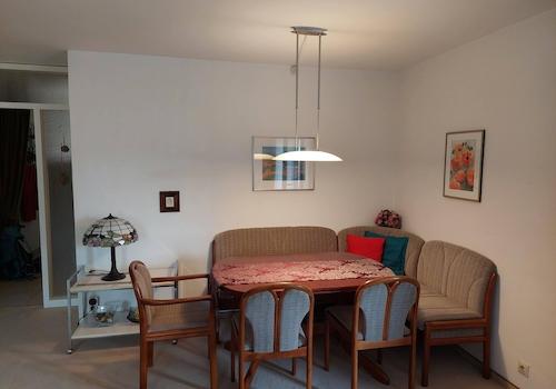 Essbereich im Wohnzimmer