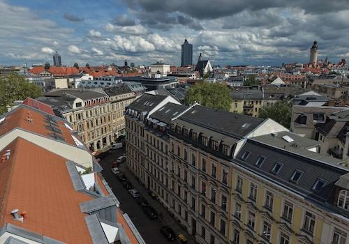 Blick zum Zentrum 