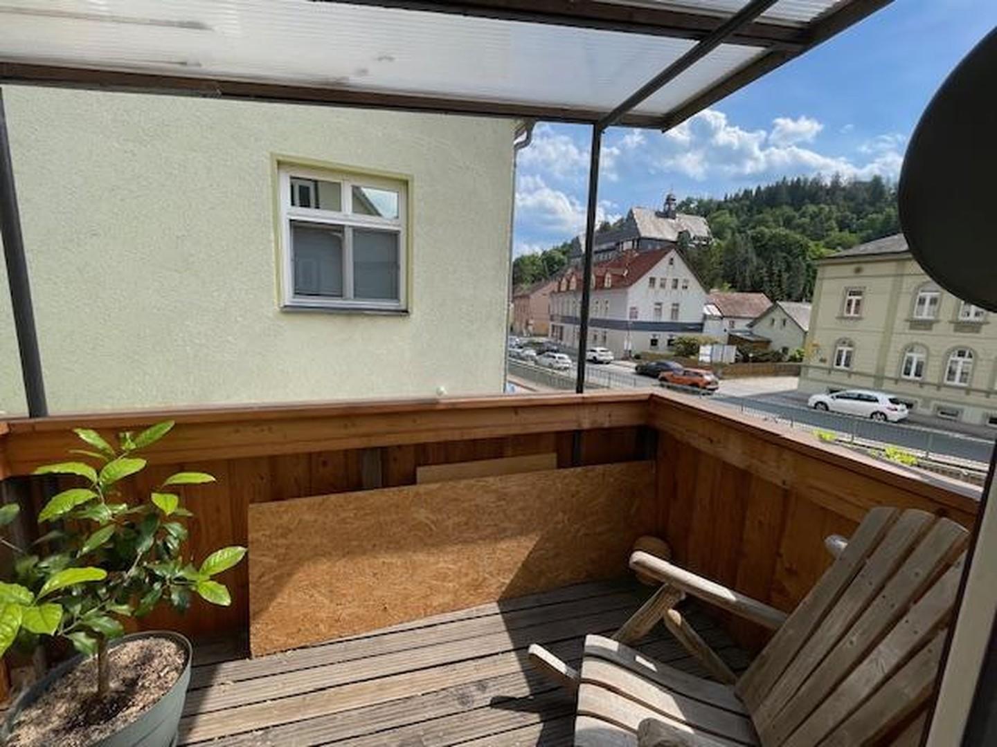 Balkon Ausblick