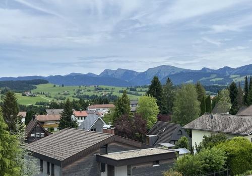 Aussicht vom Balkon