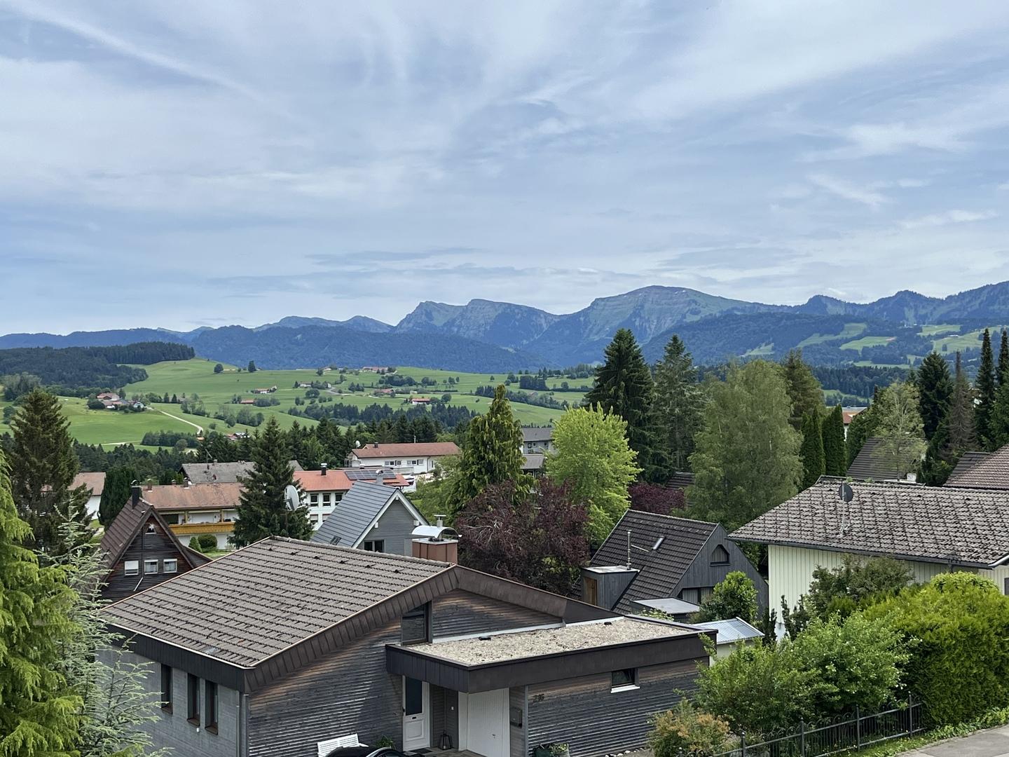 Aussicht vom Balkon