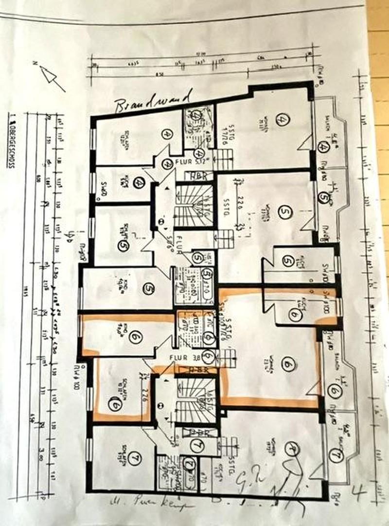 Grundriss Wohnung 6