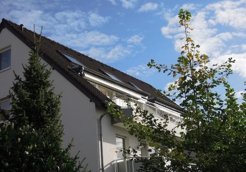 Ansicht von West
