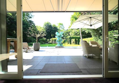 Blick zum Garten