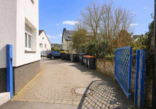 Eingezäunter Außenbereich