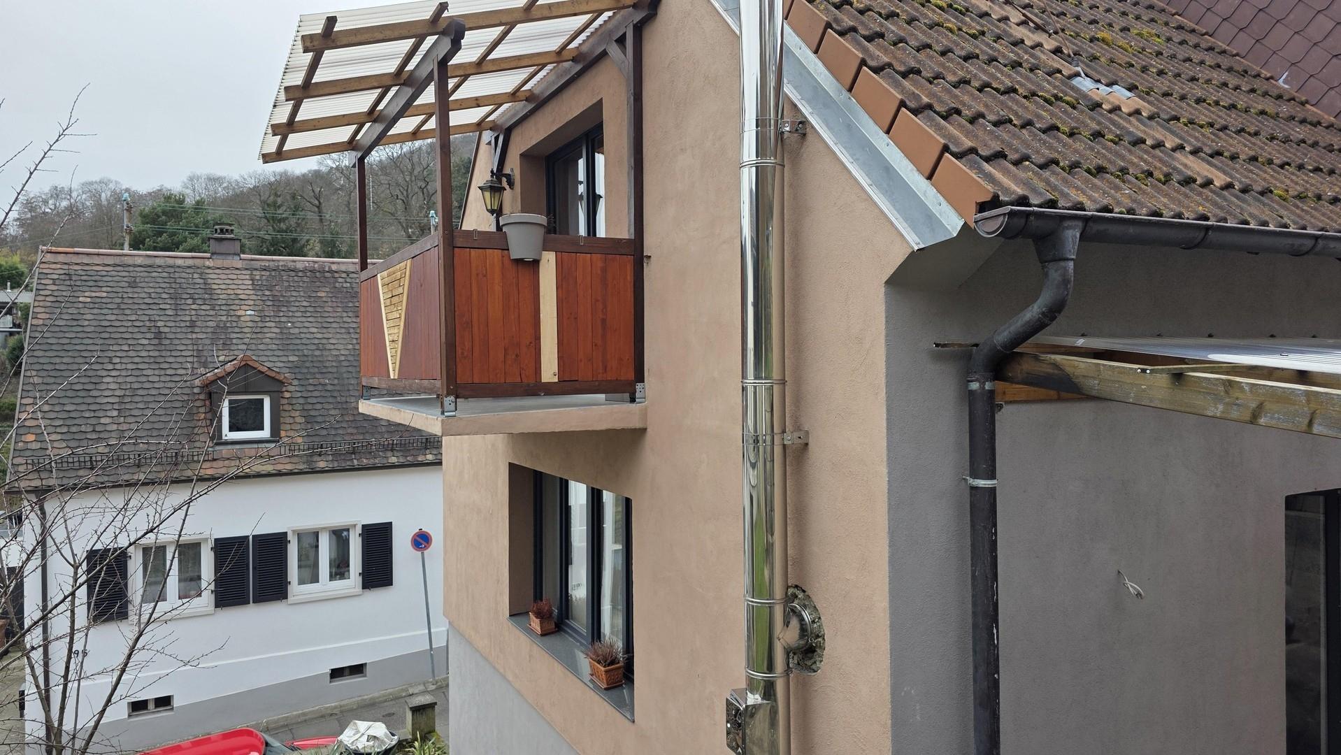 Offene Hausseite