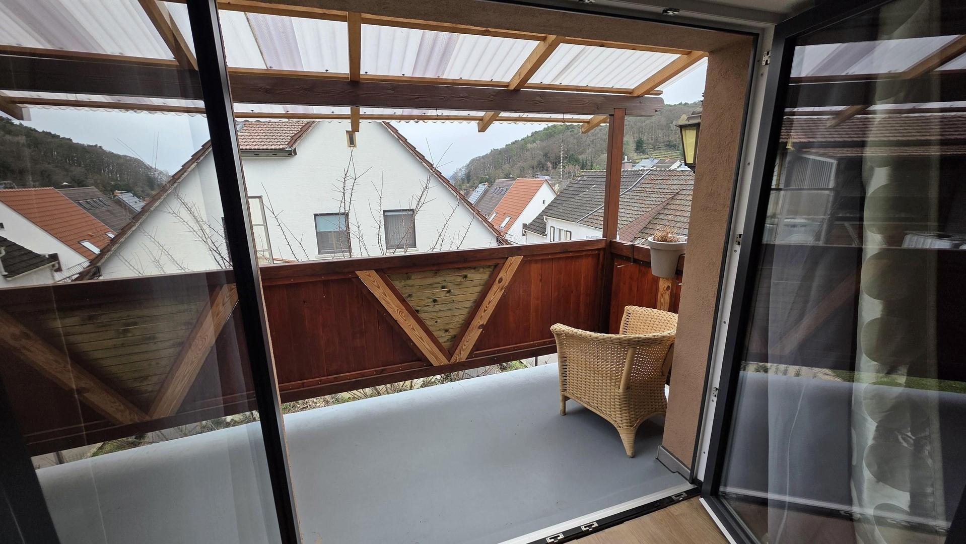 Balkon von innen