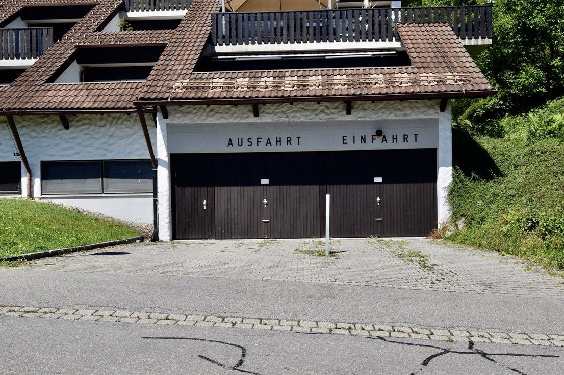 Ein- und Ausfahrt Tiefgarage