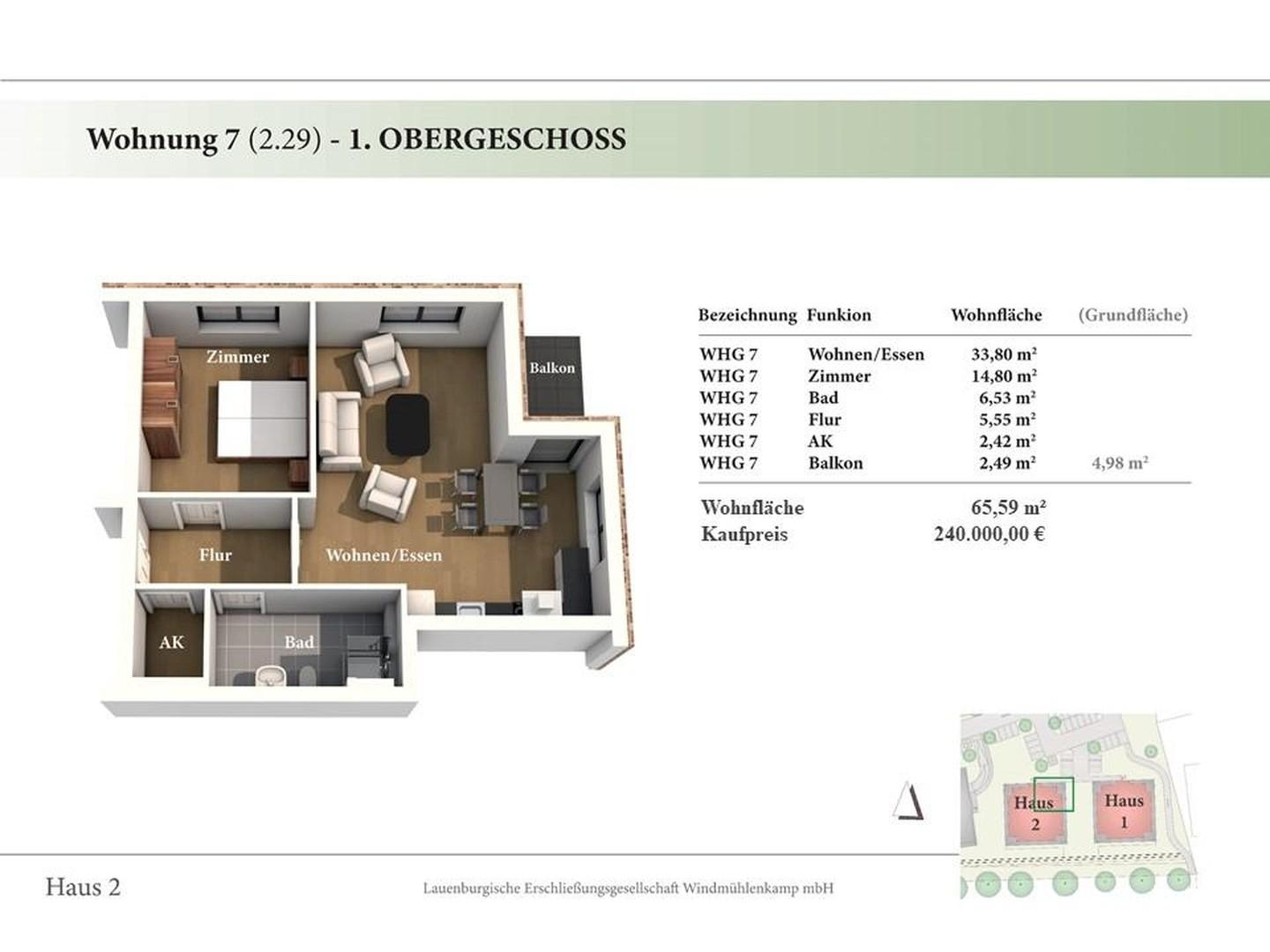 1. OG Wohnung 2.29