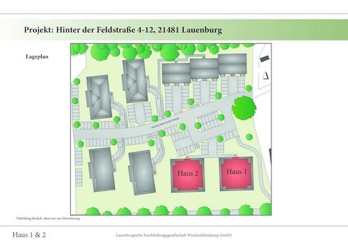 Lageplan Haus 1 & 2 