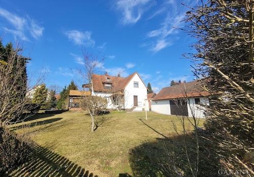 Blick zum Haus