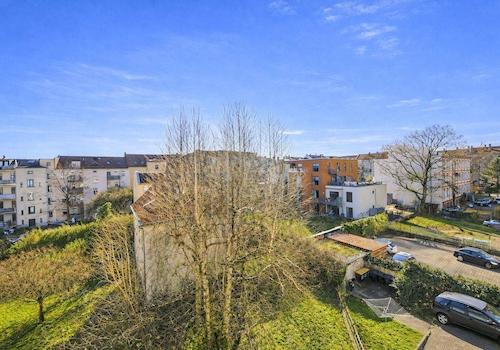 Blick vom Balkon