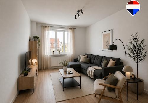 Wohnzimmer- KI unterstützt
