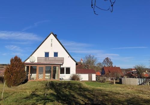 Blick auf den Wintergarten