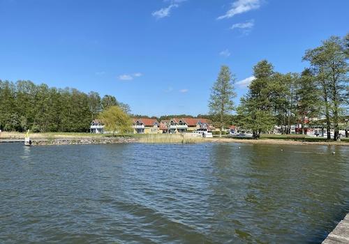 Badestrand im Hafendorf